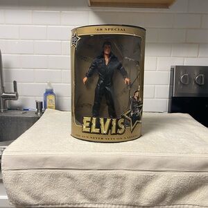 Hasbro Elvis '68 Special Collectible Figure - Black and Gold